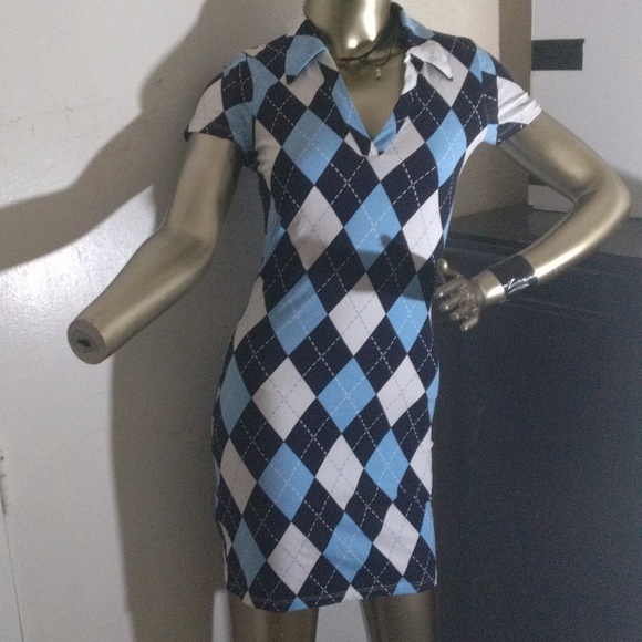 Dividco checkerboard dress - Picture 1 of 17